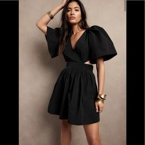 Banana Republic open back mini dress